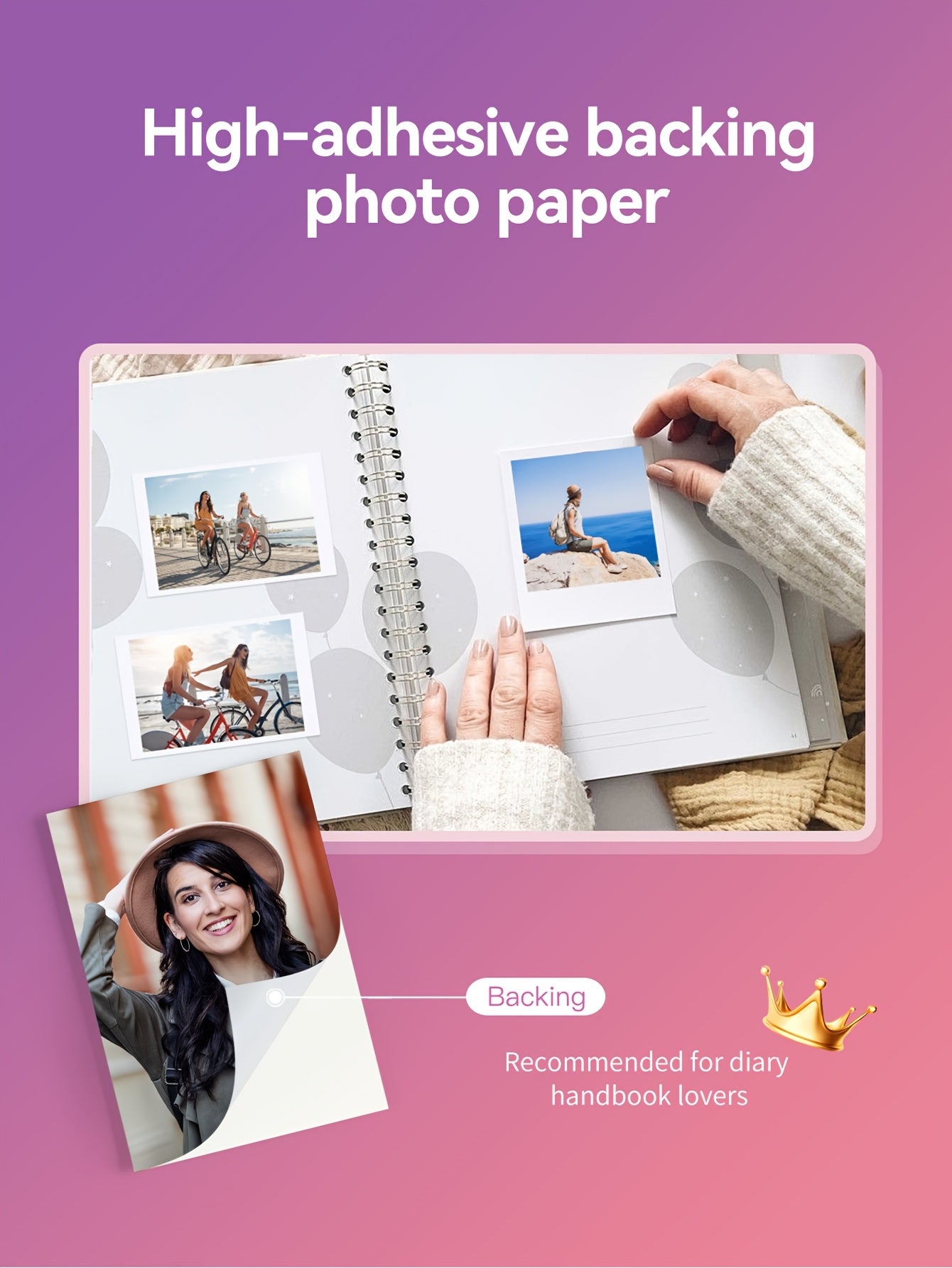 HPRT Mini Portable Photo Printer - PINK
