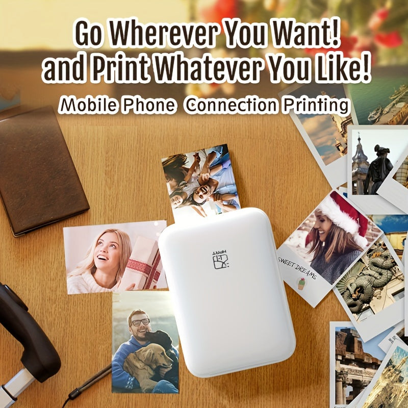 HPRT Mini Portable Photo Printer – WHITE